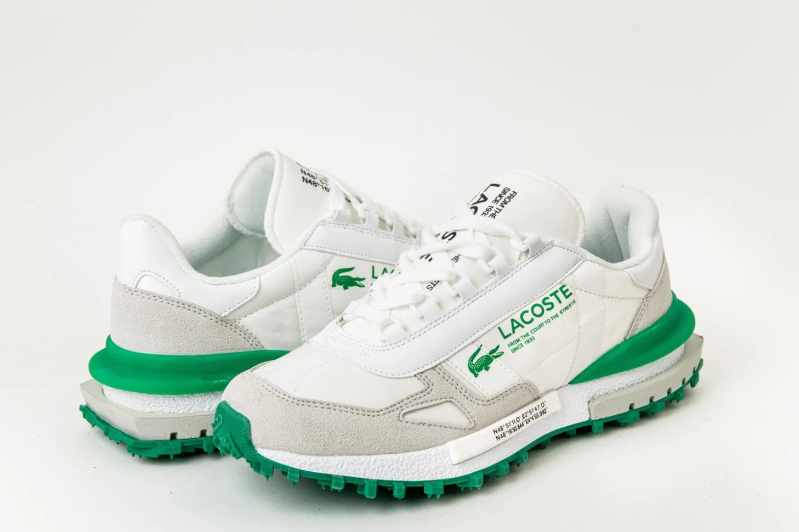 Lacoste🐊 White Elite Active Trainers