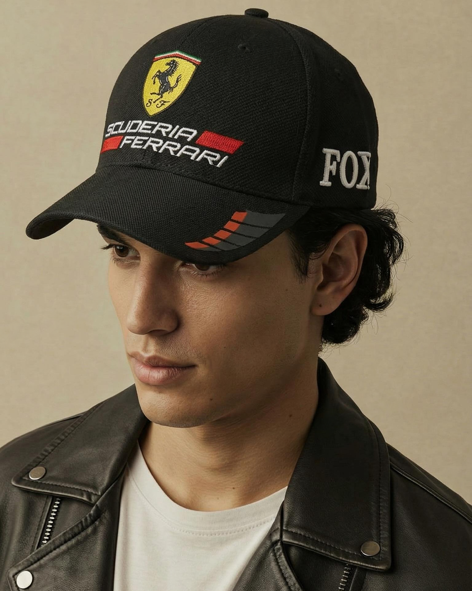 Squderia Ferrari Black cap