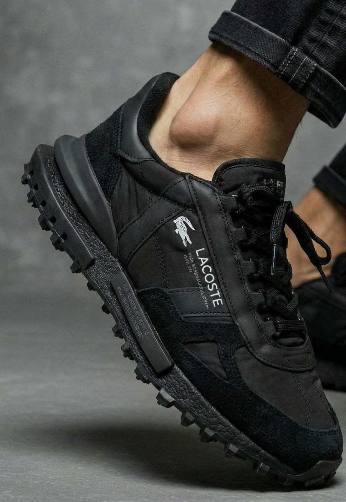 Lacoste🐊 Black Elite Active Trainers