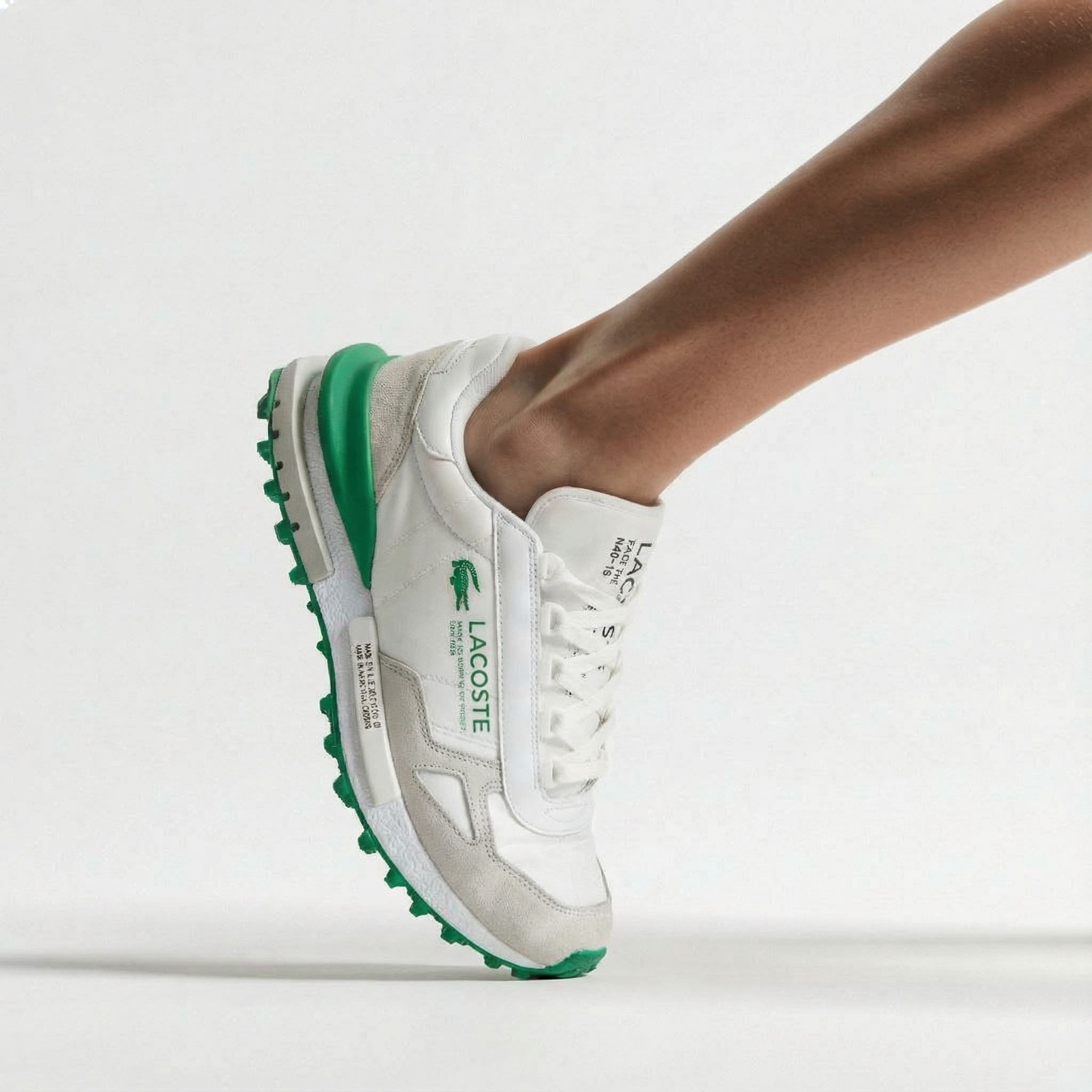 Lacoste🐊 White Elite Active Trainers